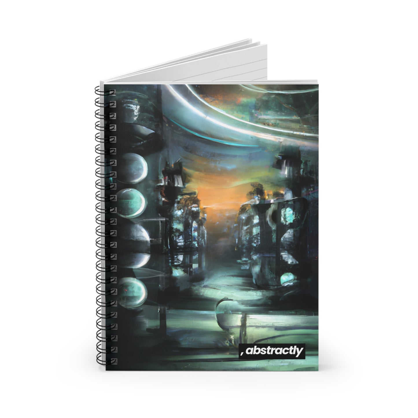 VentureGuard Financial - Diversification, Abstractly - Spiral Notebook