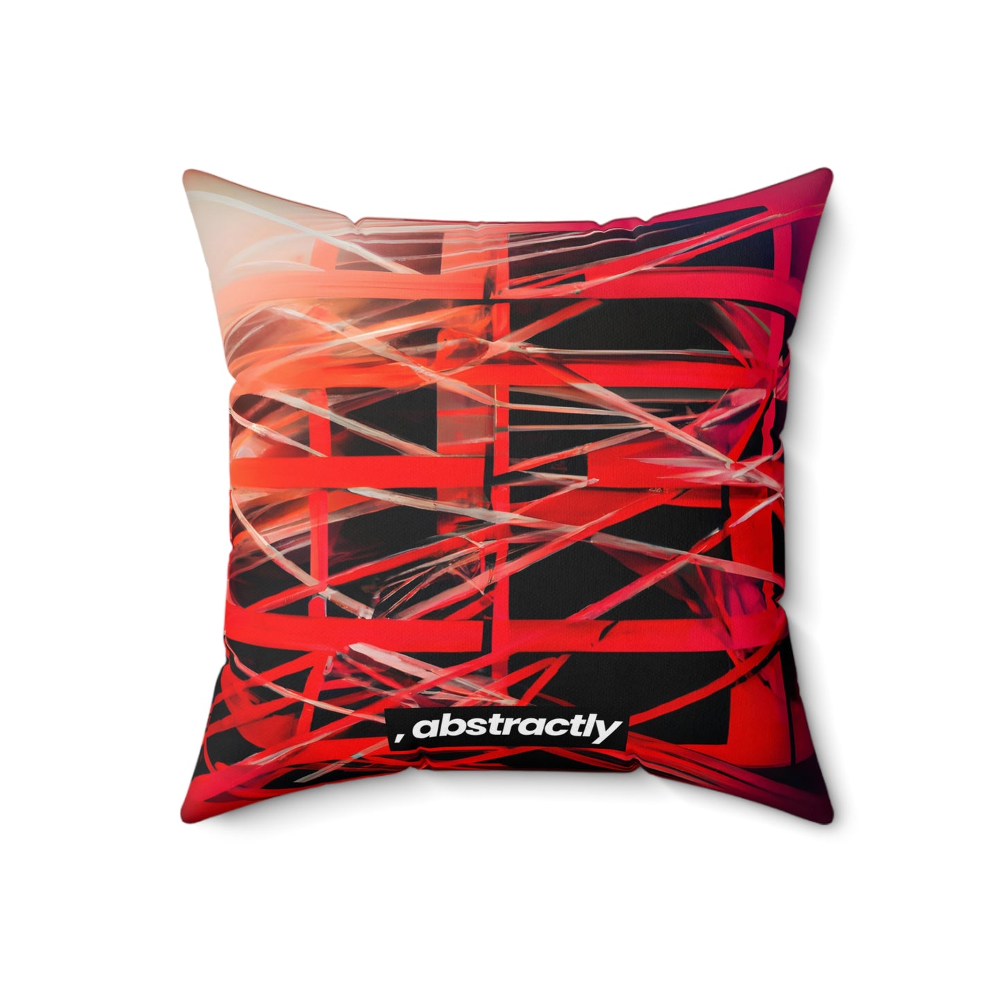 Roland Pierce - Normal Force, Abstractly - Faux Suede Throw Pillow