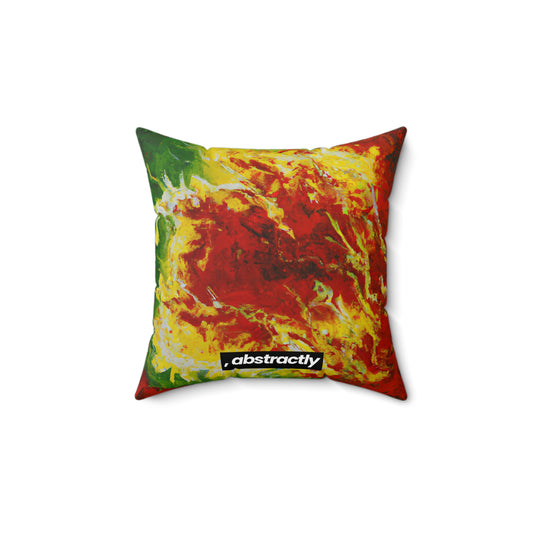 Zephyrionium Oxide - Chemistry, Abstractly - Faux Suede Throw Pillow