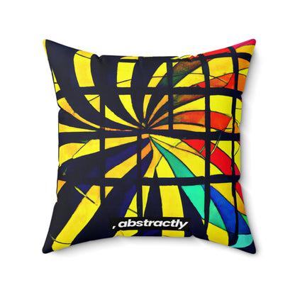 Geraldine Sutherland - Normal Force, Abstractly - Faux Suede Throw Pillow