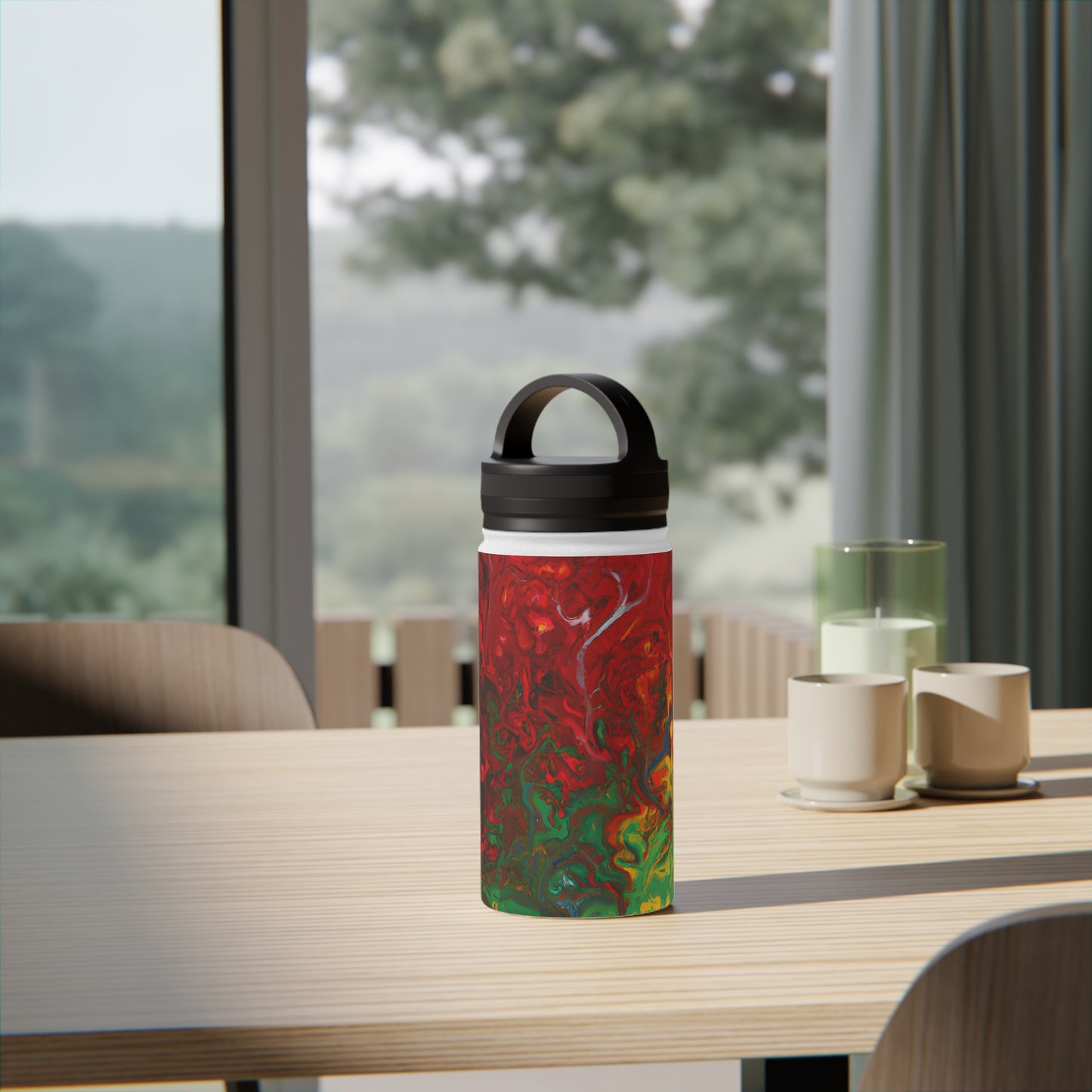 Ionisperse - Chemistry, Abstractly - Stainless Steel Water Bottle