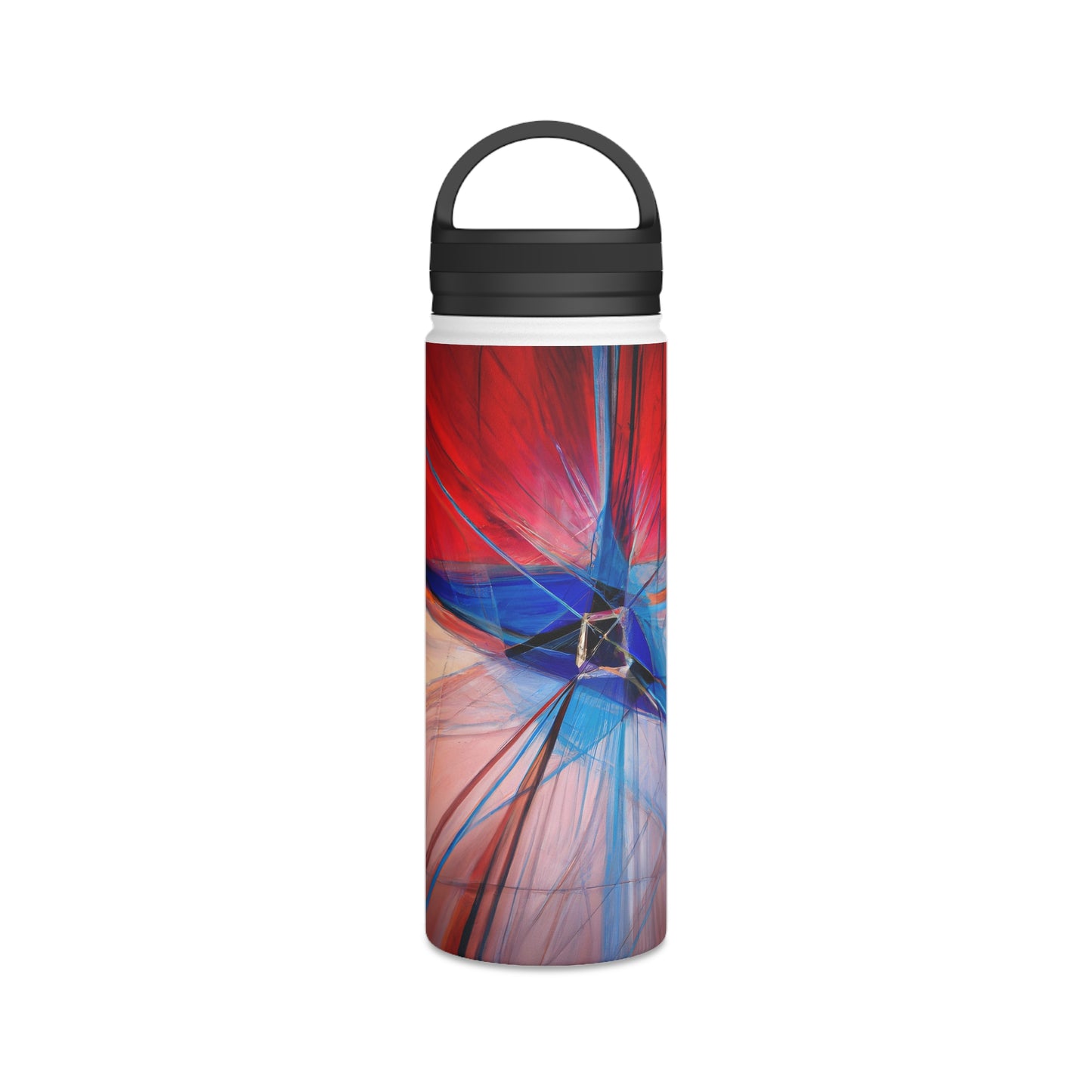 Sylvia Blackburn - Magnetic Force, Abstractly - Stainless Steel Water Bottle