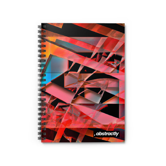 Adrian Strauss - Electric Force, Abstractly - Spiral Notebook