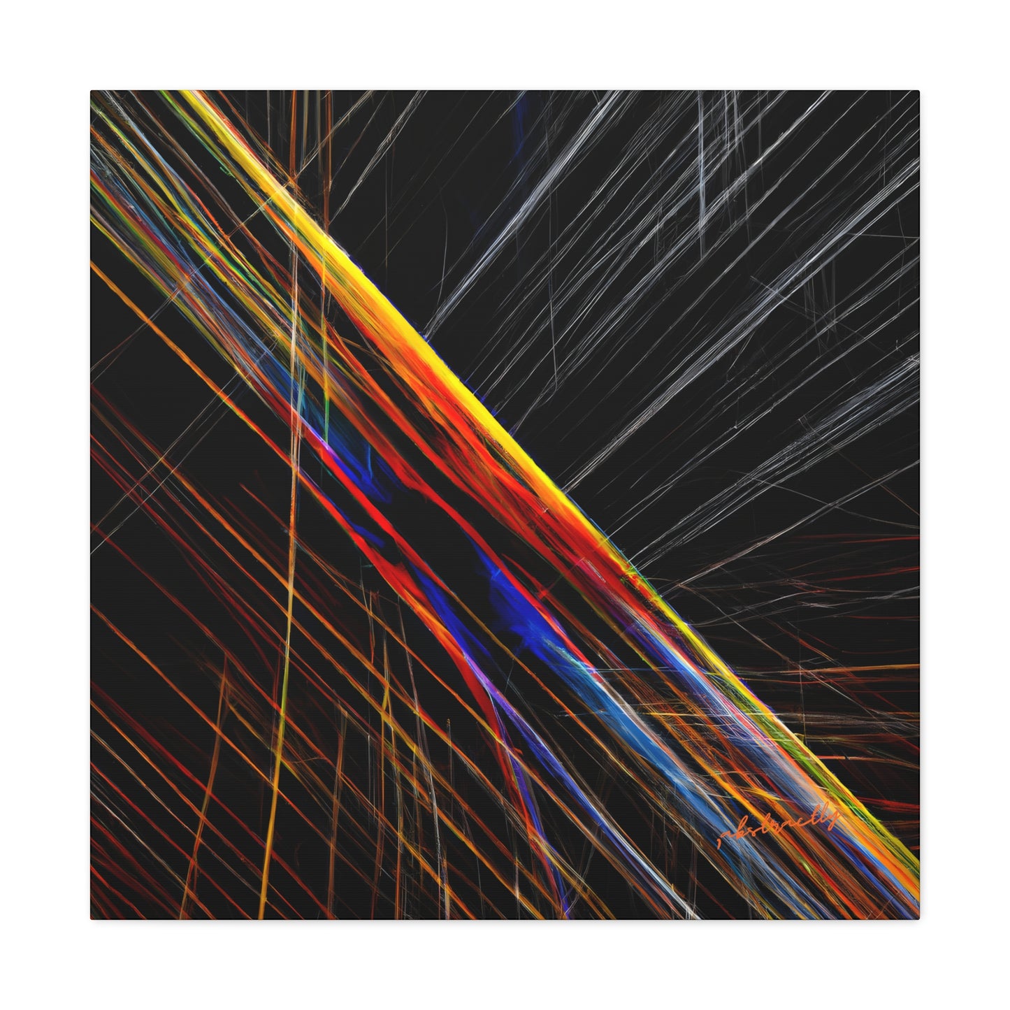 Marion Huxley - Electric Force, Abstractly - Canvas