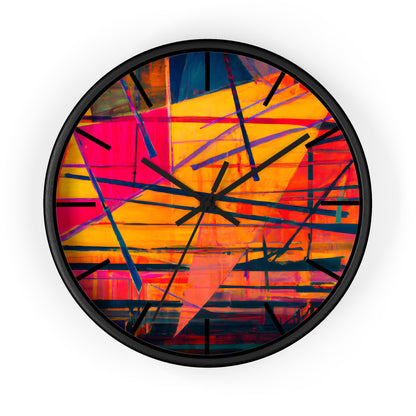 Alice Feldman - Electric Force, Abstractly - Wall Clock