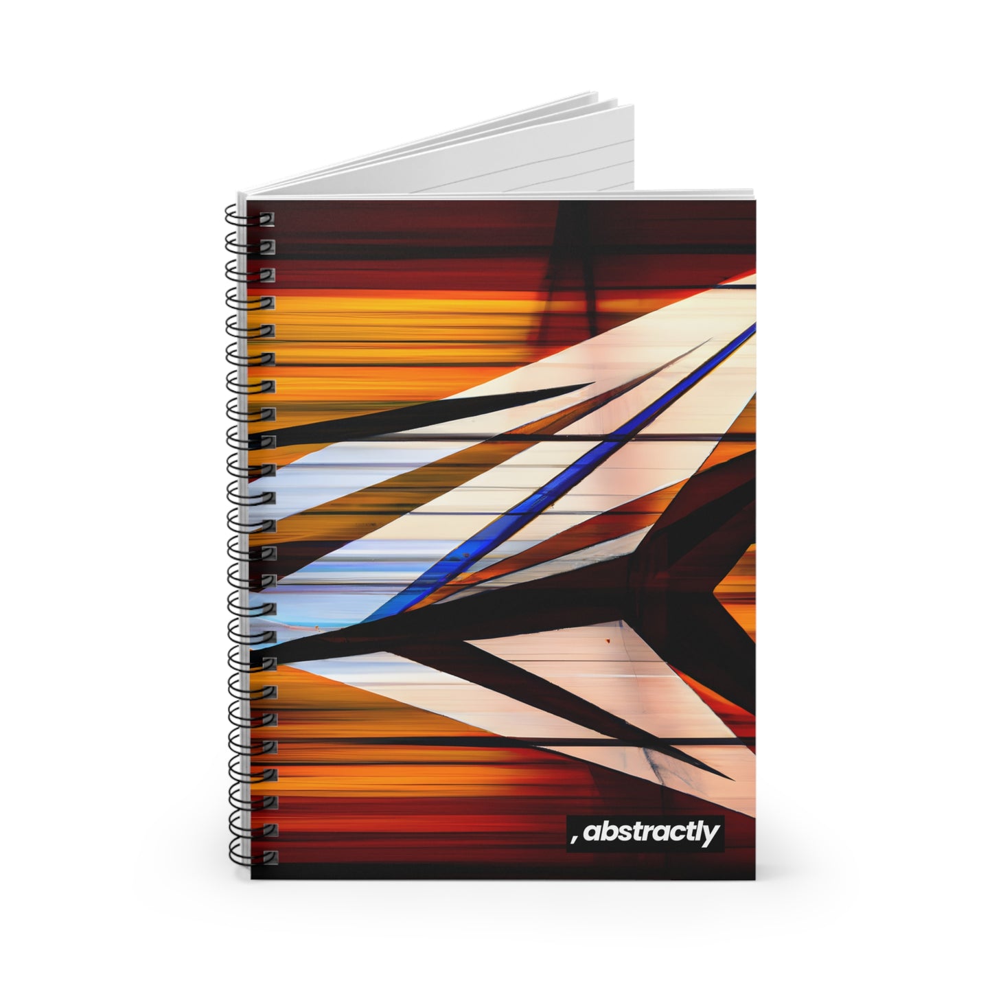 Valerie Schwartz - Magnetic Force, Abstractly - Spiral Notebook