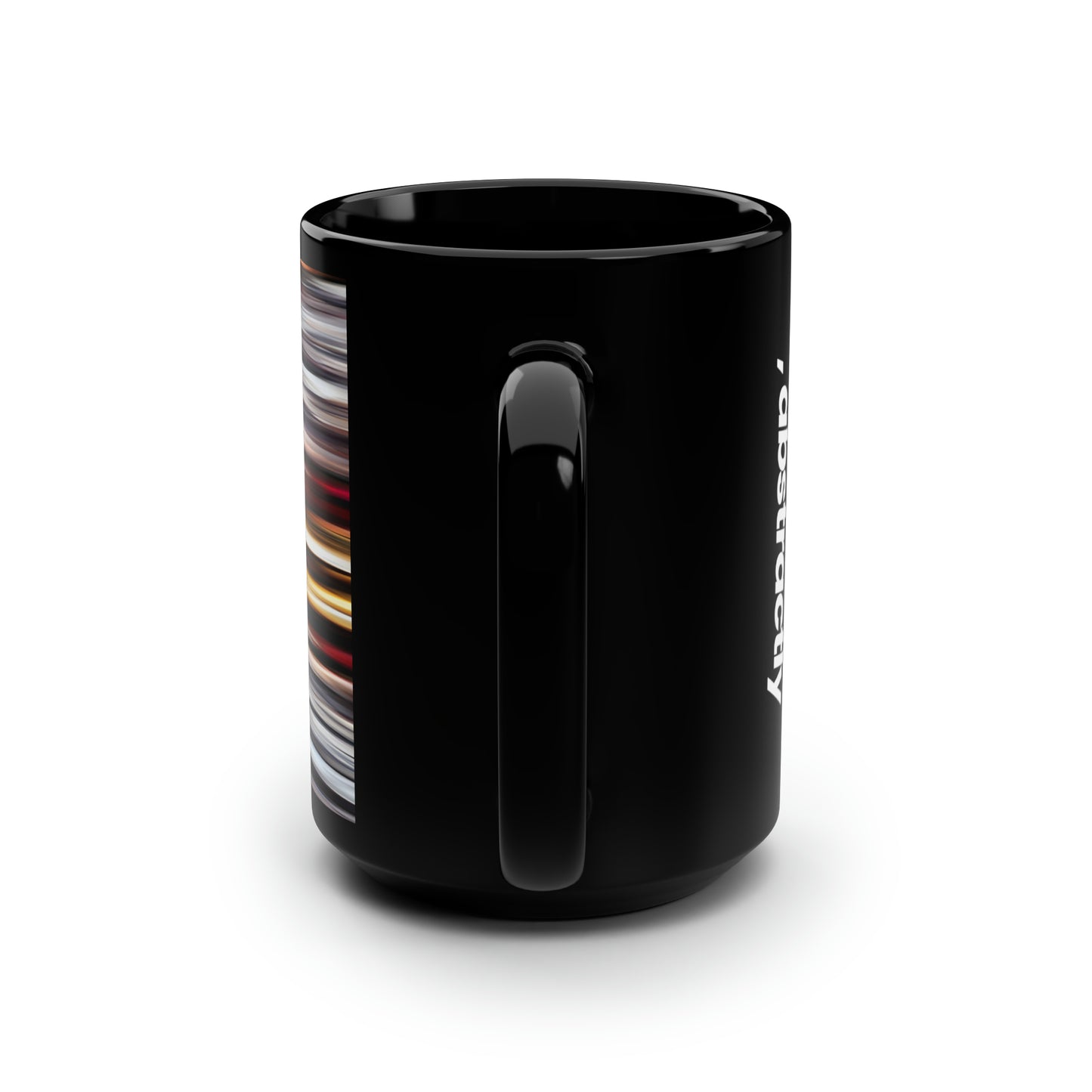 Victor Kienzle - Spring Force, Abstractly - Black Ceramic Mug 15oz