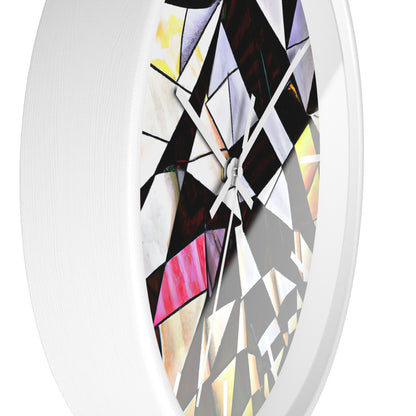 Emmett Baines - Tension Force, Abstractly - Wall Clock