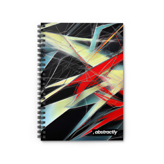 Joan Beaumont - Electromagnetic Force, Abstractly - Spiral Notebook