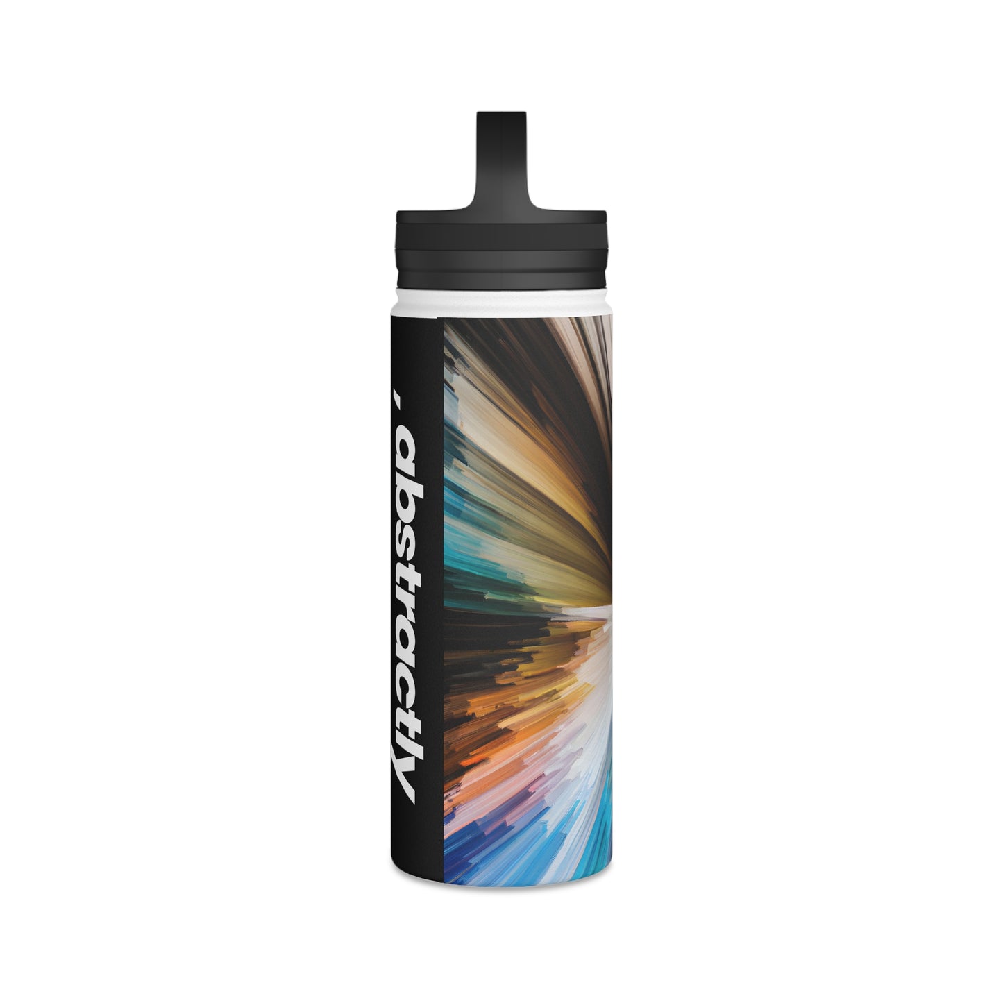 Iris Caldwell - Gravity Force, Abstractly - Stainless Steel Water Bottle