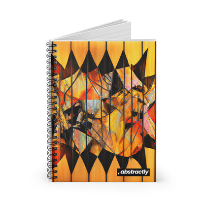 Dorothy Baxter - Magnetic Force, Abstractly - Spiral Notebook