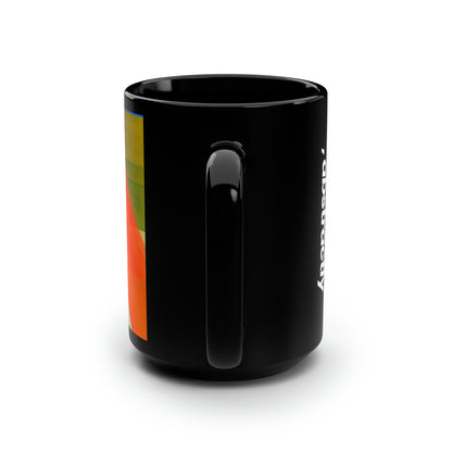 Charles Hargrove - Normal Force, Abstractly - Black Ceramic Mug 15oz