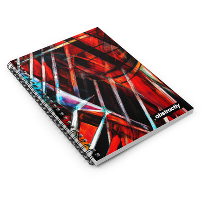 Cecilia Hartman - Electric Force, Abstractly - Spiral Notebook