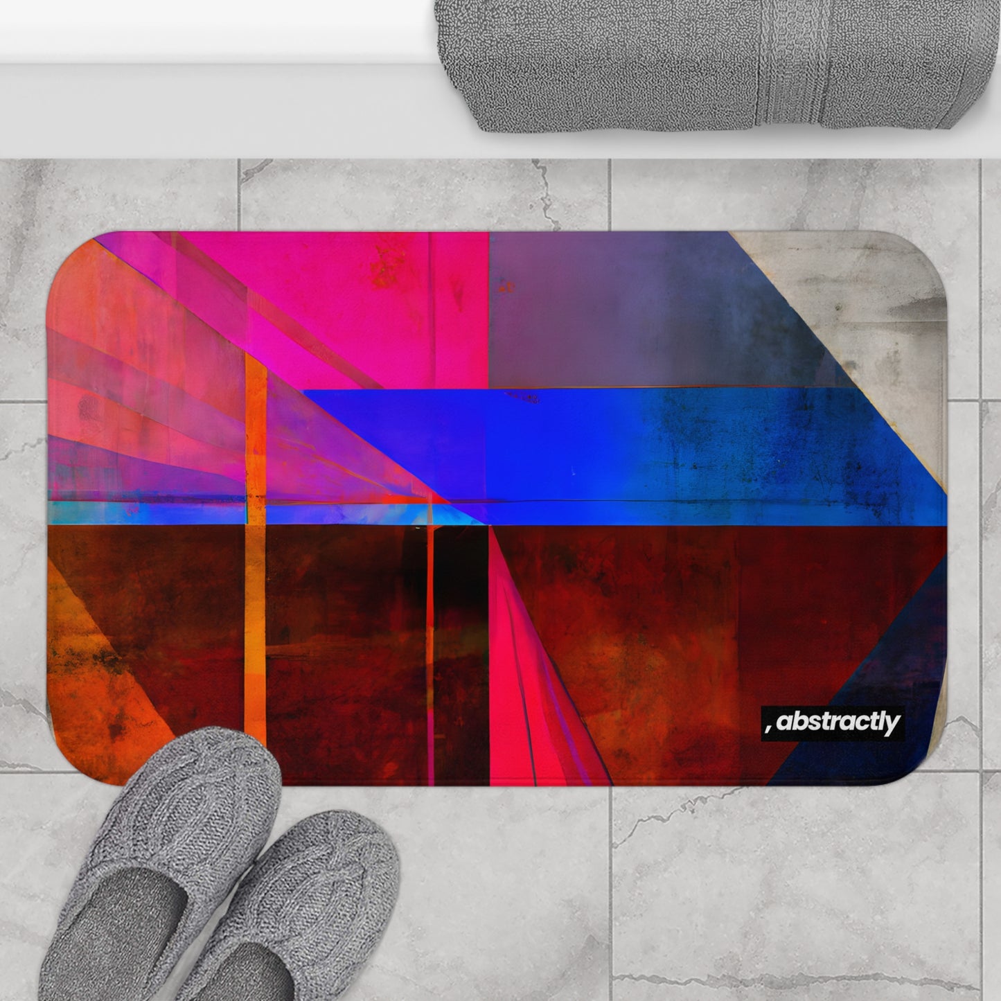 Marion Friesner - Strong Force, Abstractly - Bath Mat