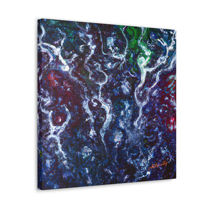 Violet Emission Oxide - Chemistry, Abstractly - Canvas