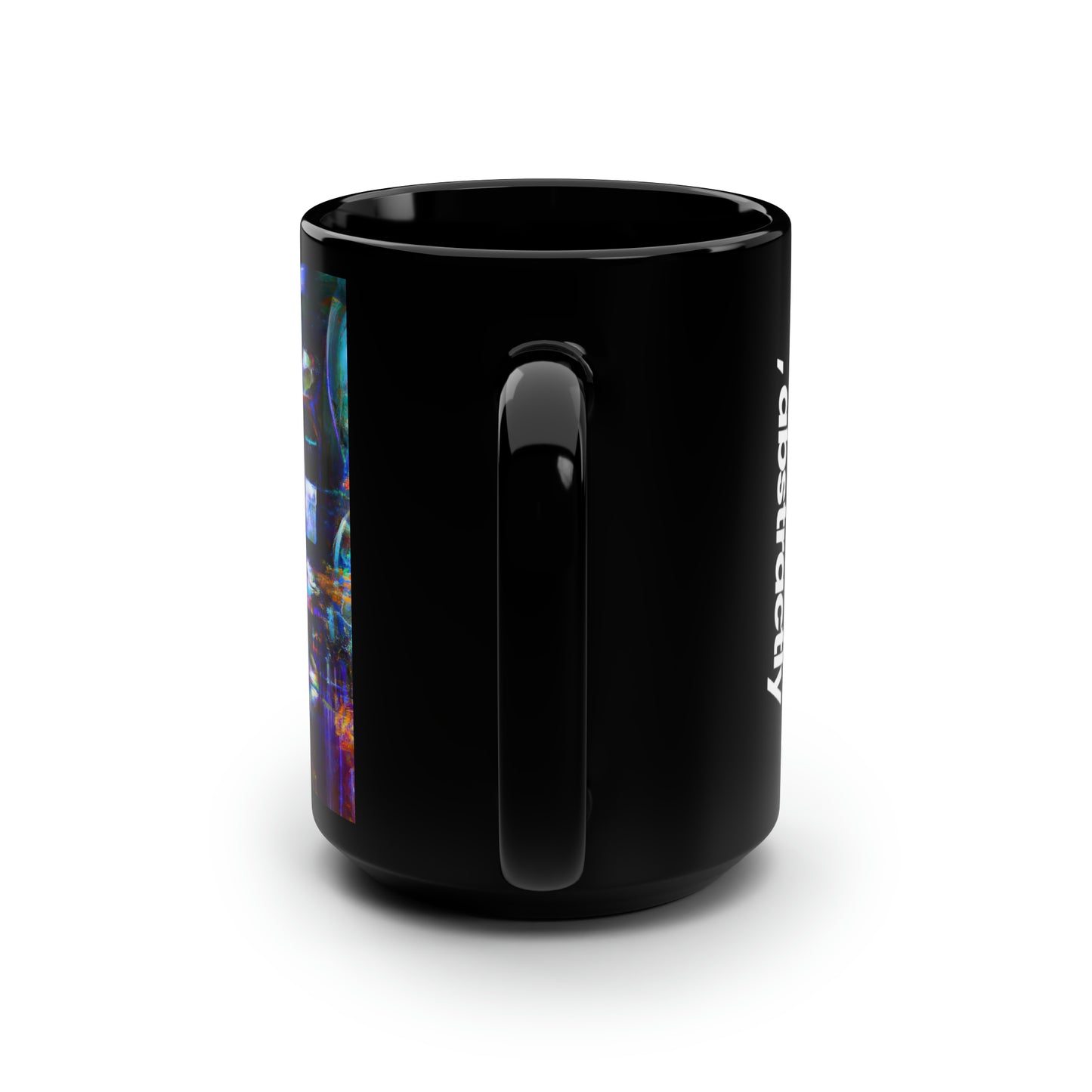 Providence Verity - Accounts Payable, Abstractly - Black Ceramic Mug 15oz