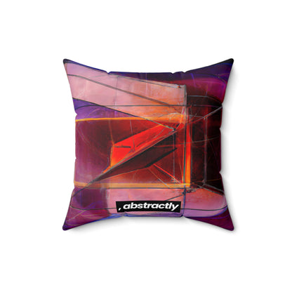 Margaret Hollis - Strong Force, Abstractly - Faux Suede Throw Pillow