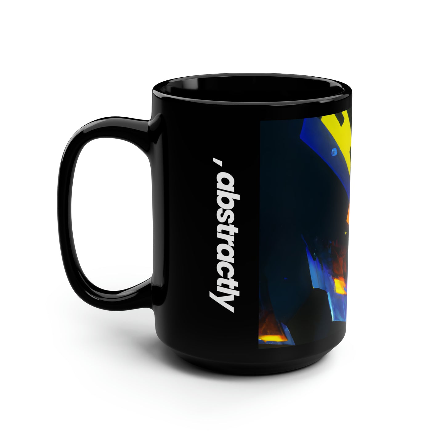 BluePeak Financial - Depreciation, Abstractly - Black Ceramic Mug 15oz