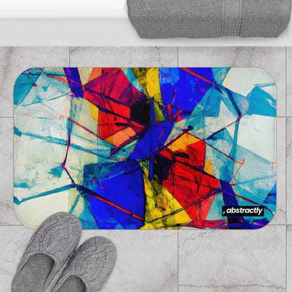 Geraldine Hallsworth - Tension Force, Abstractly - Bath Mat