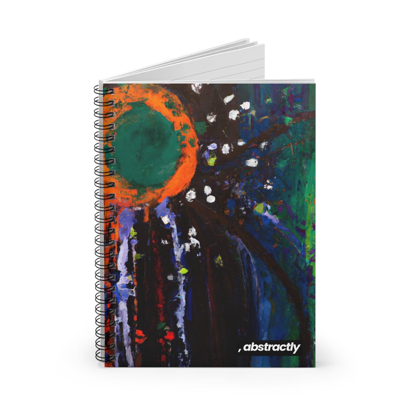 Solaris Elementum - Chlorine, Abstractly - Spiral Notebook