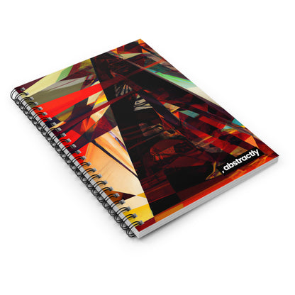 Miles Jefferson - Electromagnetic Force, Abstractly - Spiral Notebook