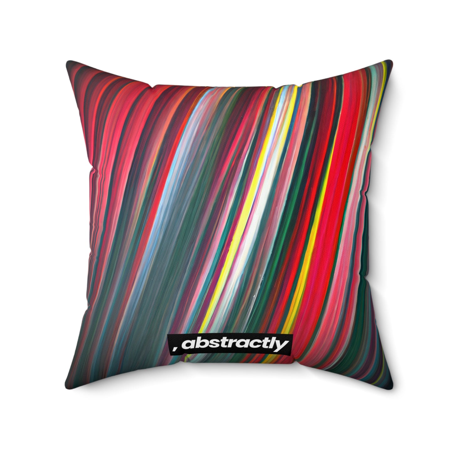 Sharon Bernstein - Air Resistance Force, Abstractly - Faux Suede Throw Pillow