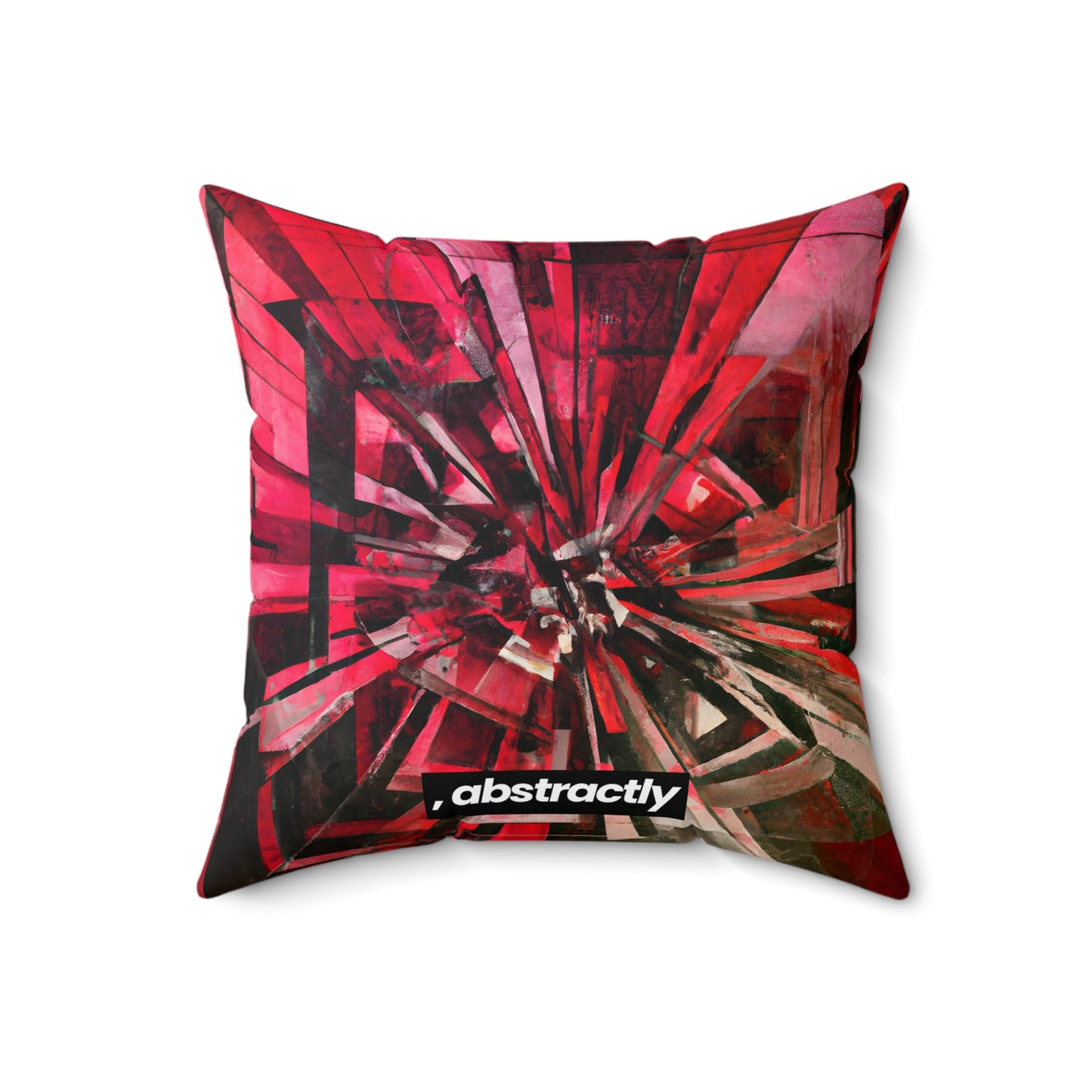 Loren Scott - Gravity Force, Abstractly - Faux Suede Throw Pillow