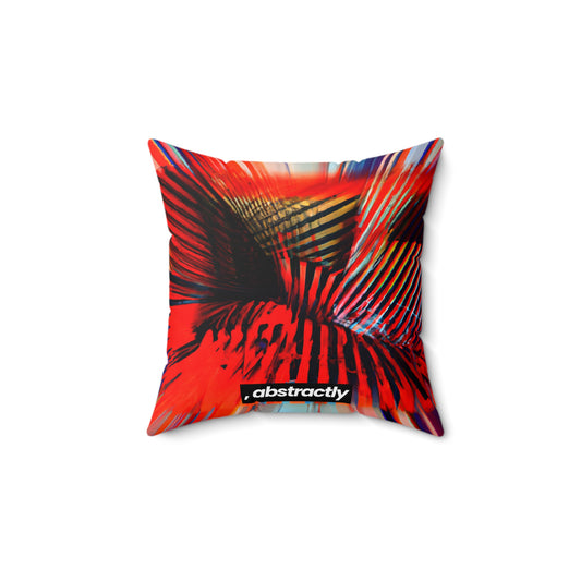 Oliver Maddox - Air Resistance Force, Abstractly - Faux Suede Throw Pillow