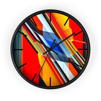 Joshua Fiedler - Air Resistance Force, Abstractly - Wall Clock