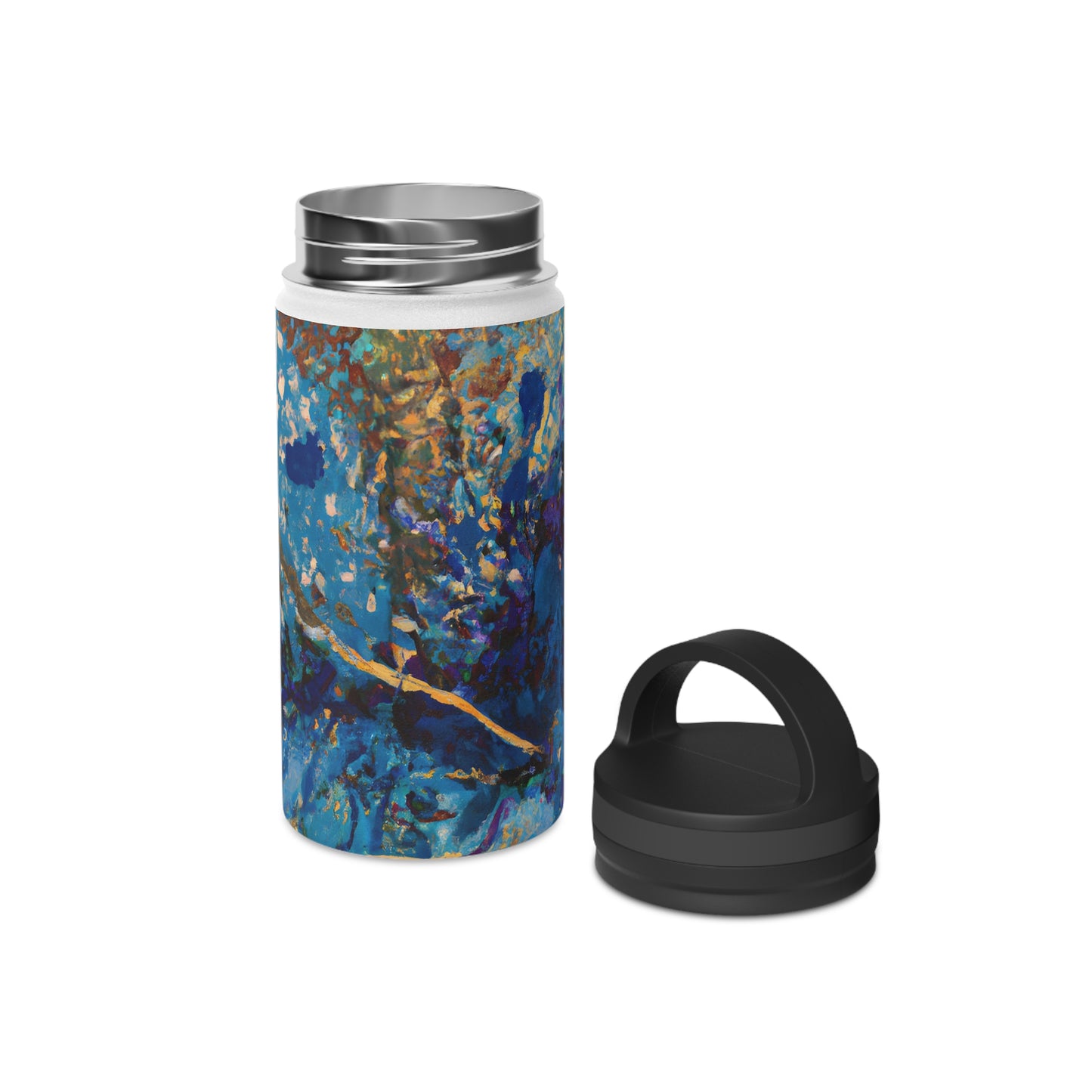 Auroflux Prismatite - Chemistry, Abstractly - Stainless Steel Water Bottle