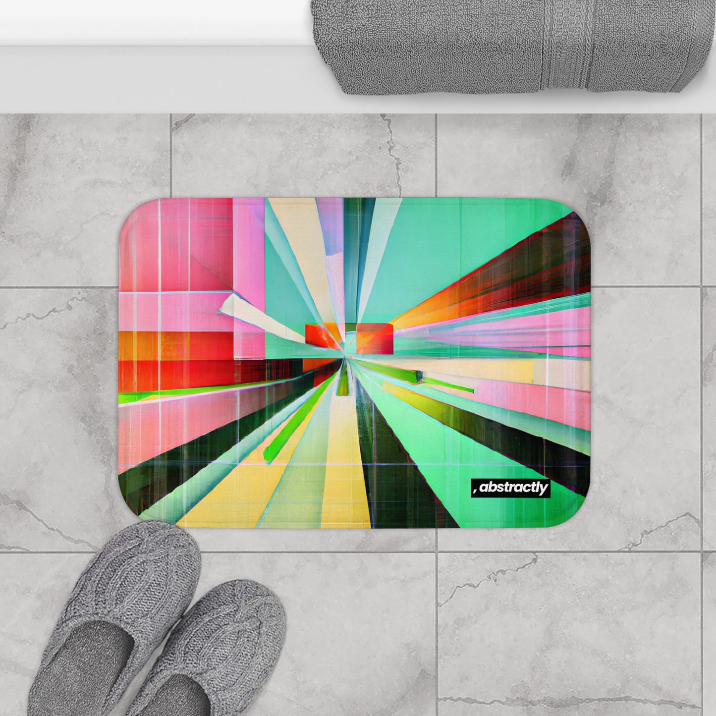 Joe Tremaine - Applied Force, Abstractly - Bath Mat