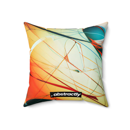 Margot Hammond - Weak Force, Abstractly - Faux Suede Throw Pillow