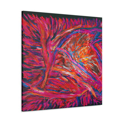 Solarian Crystal Prism - Neon, Abstractly - Canvas