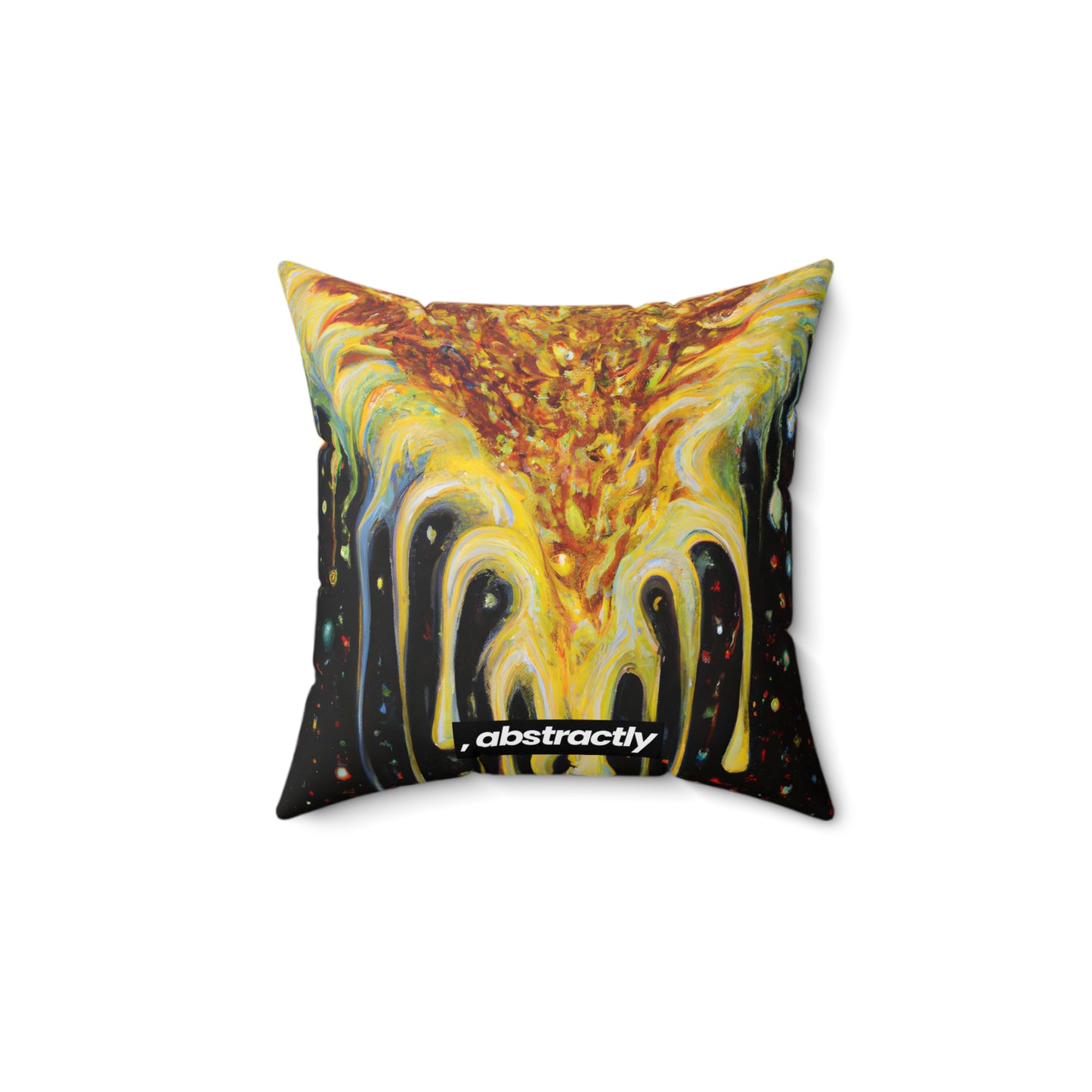 Shoadium Fluxite - Chemistry, Abstractly - Faux Suede Throw Pillow