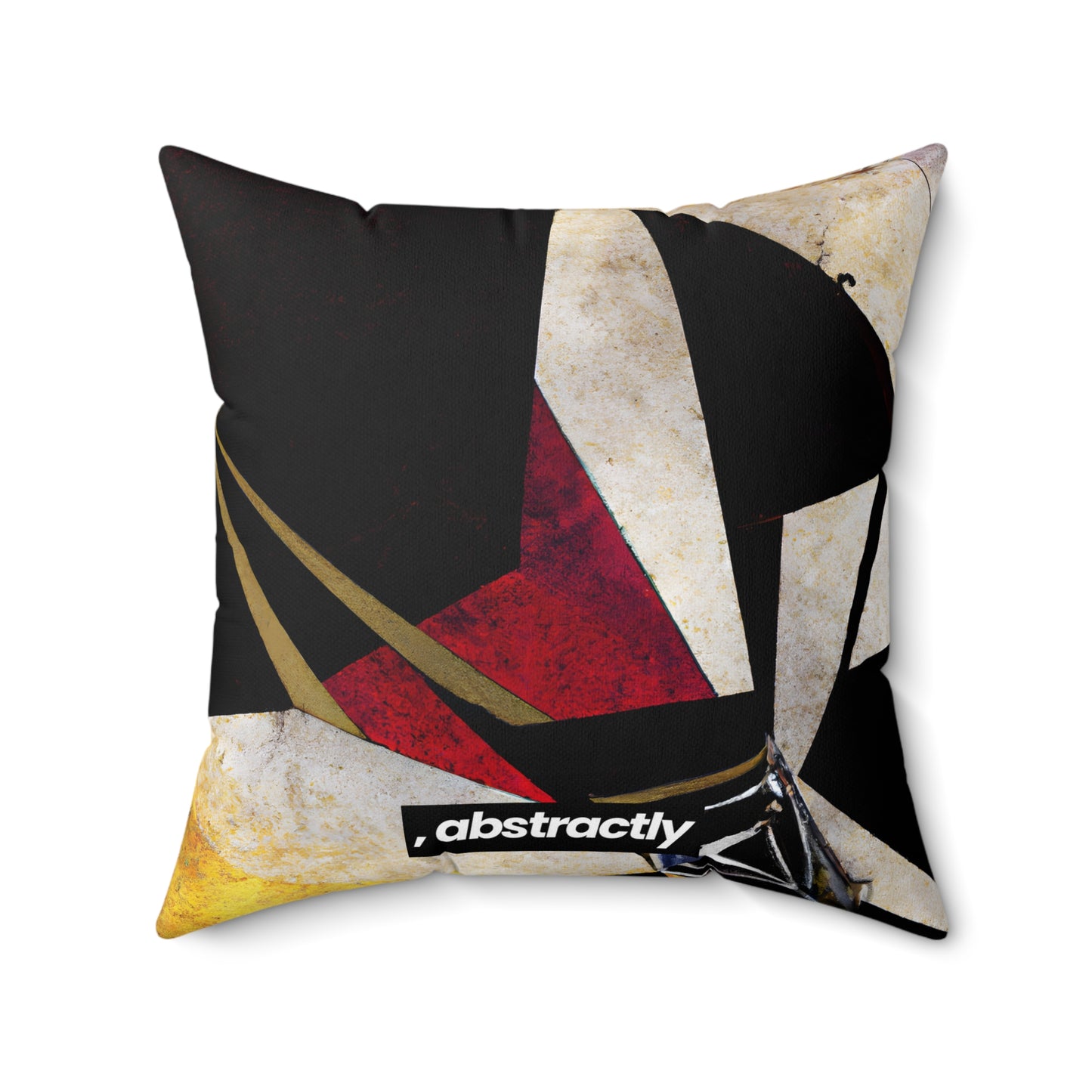 Duncan LeGrande - Tension Force, Abstractly - Faux Suede Throw Pillow