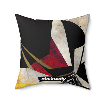 Duncan LeGrande - Tension Force, Abstractly - Faux Suede Throw Pillow