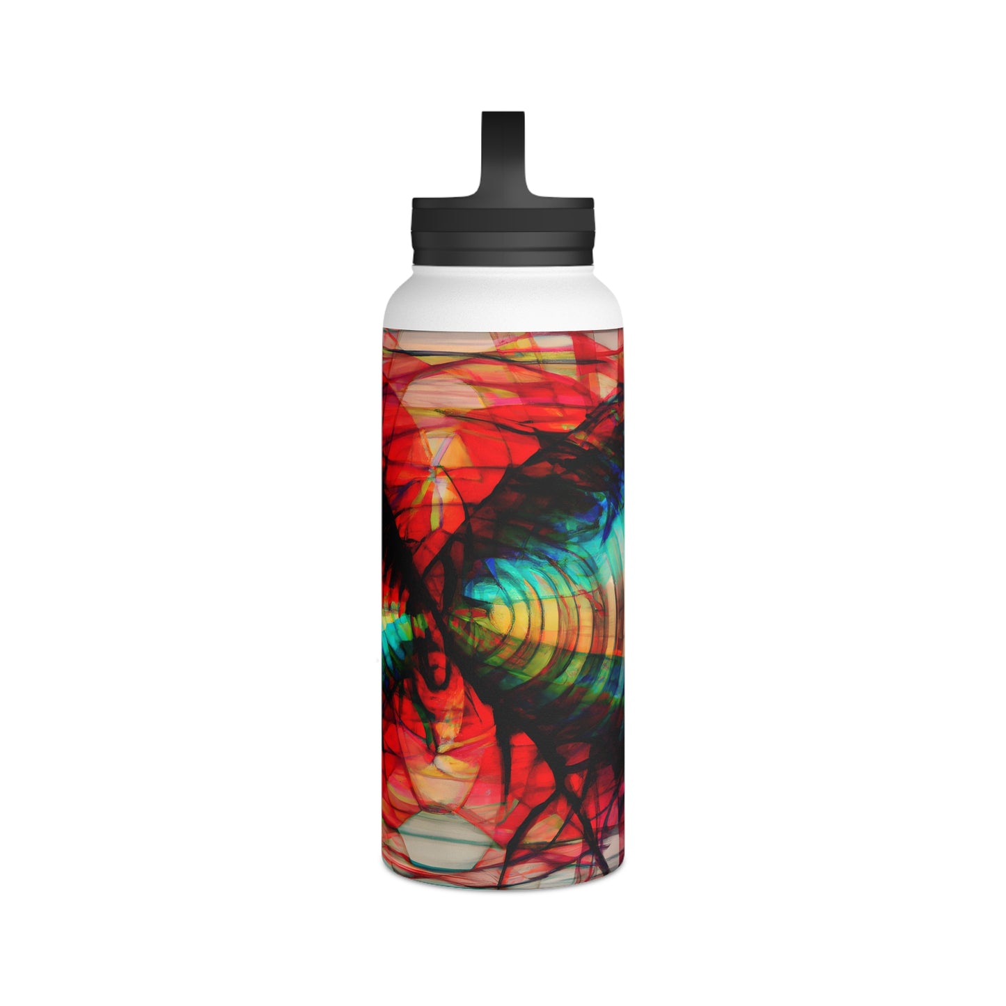 Yulia Sparks - Electromagnetic Force, Abstractly - Stainless Steel Water Bottle