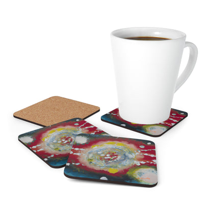 Starlight Sulfate - Chemistry, Abstractly - Corkwood Coaster Set of 4