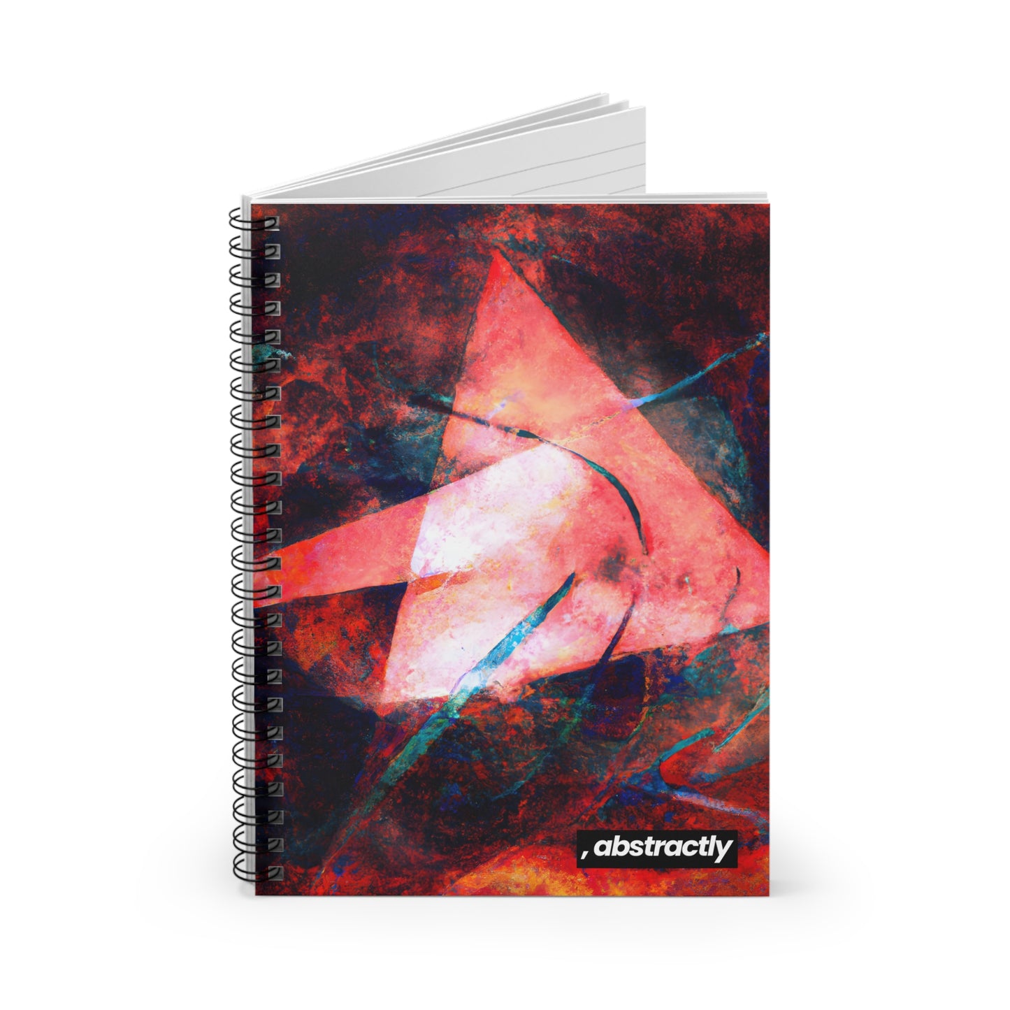 Albert Delgado - Electromagnetic Force, Abstractly - Spiral Notebook