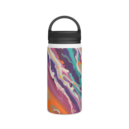 Gustavine Crystalidian - Chemistry, Abstractly - Stainless Steel Water Bottle