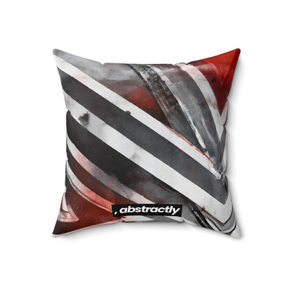 Ellis Porterfield - Tension Force, Abstractly - Faux Suede Throw Pillow