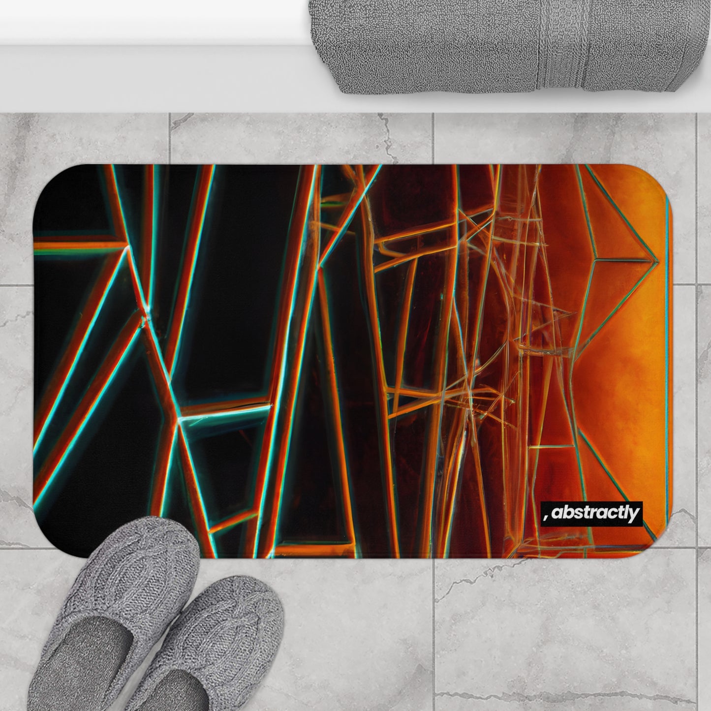 Alec Richardson - Tension Force, Abstractly - Bath Mat