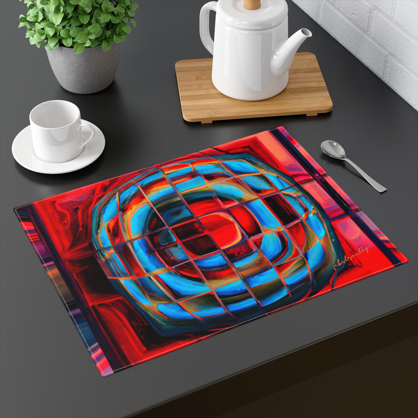 Felix Linderholm - Magnetic Force, Abstractly - Placemat