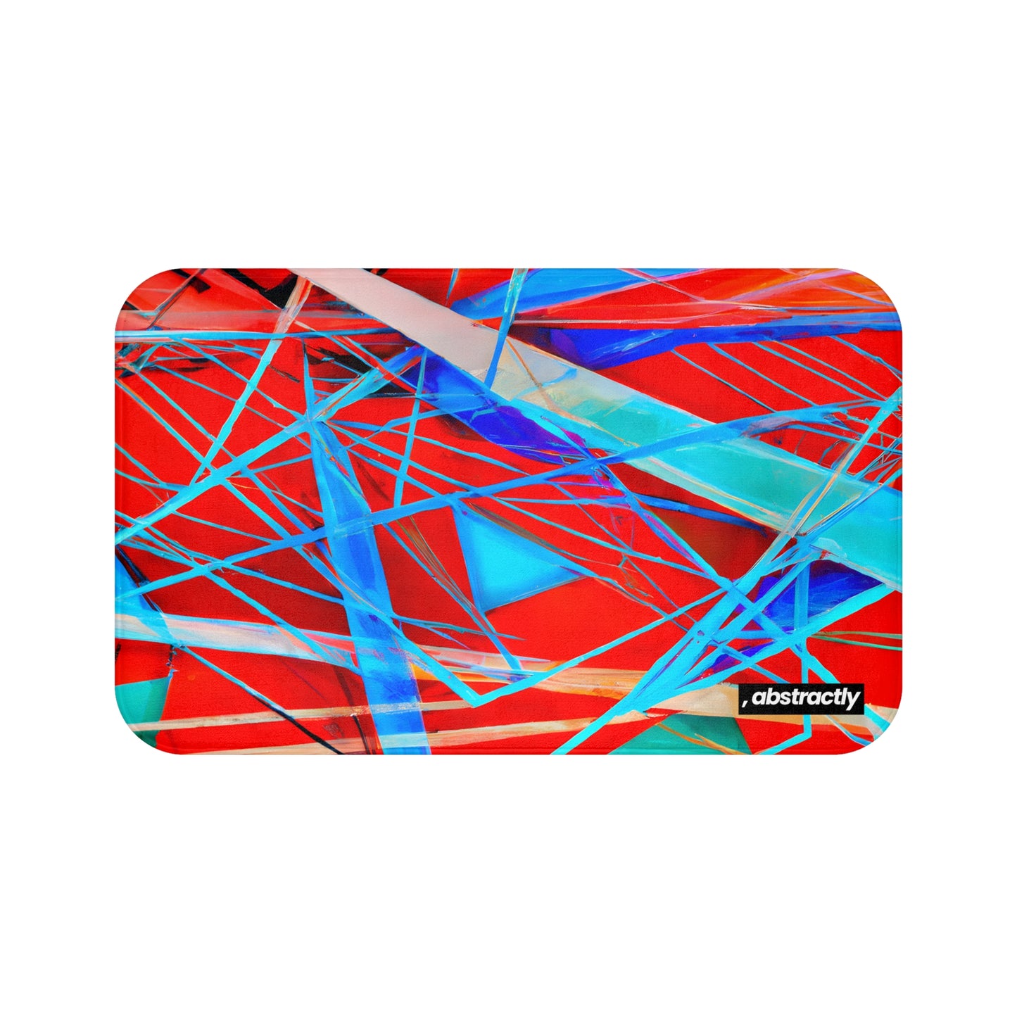 Darlene Roessler - Electric Force, Abstractly - Bath Mat