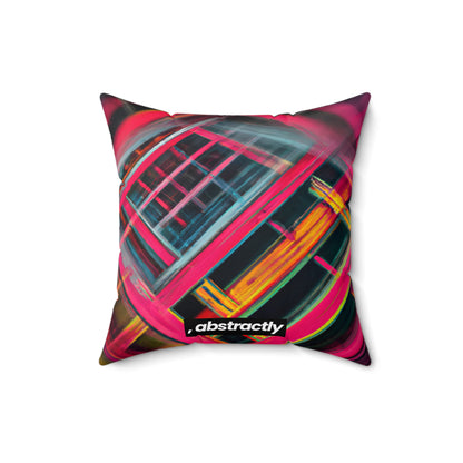 Harold Weinberg - Normal Force, Abstractly - Faux Suede Throw Pillow