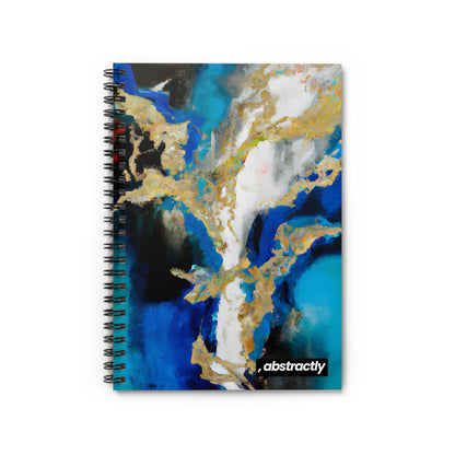 Solar Crystalonium - Hydrogen, Abstractly - Spiral Notebook