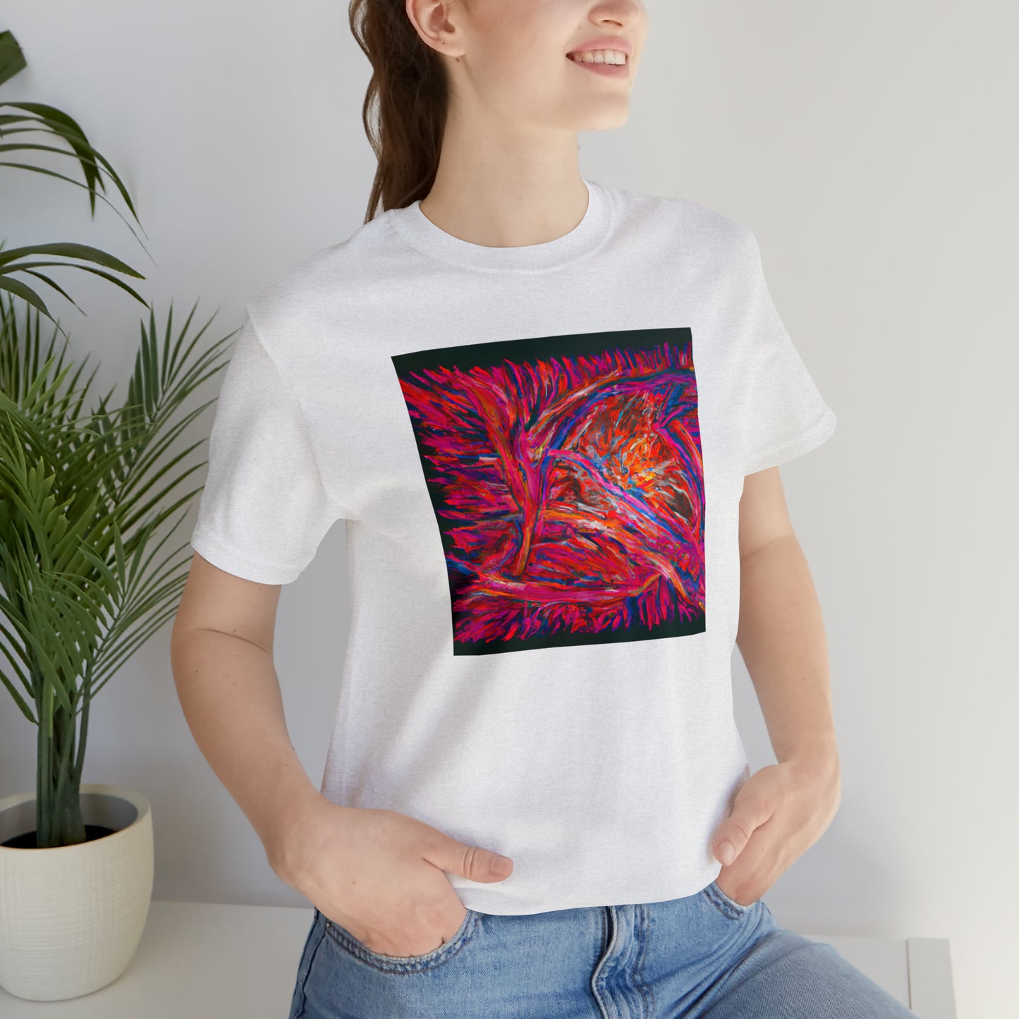 Solarian Crystal Prism - Neon, Abstractly - Tee