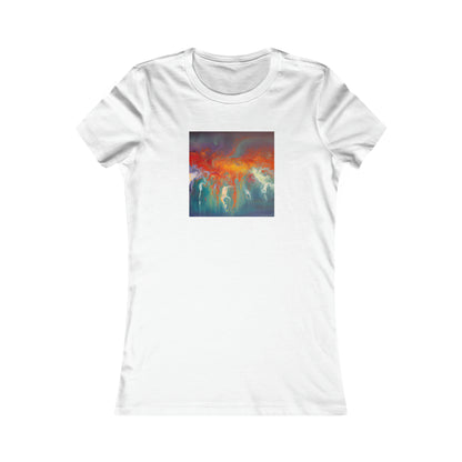 Fluxonite Crystal - Chemistry, Abstractly - Ladies' Cut Tee