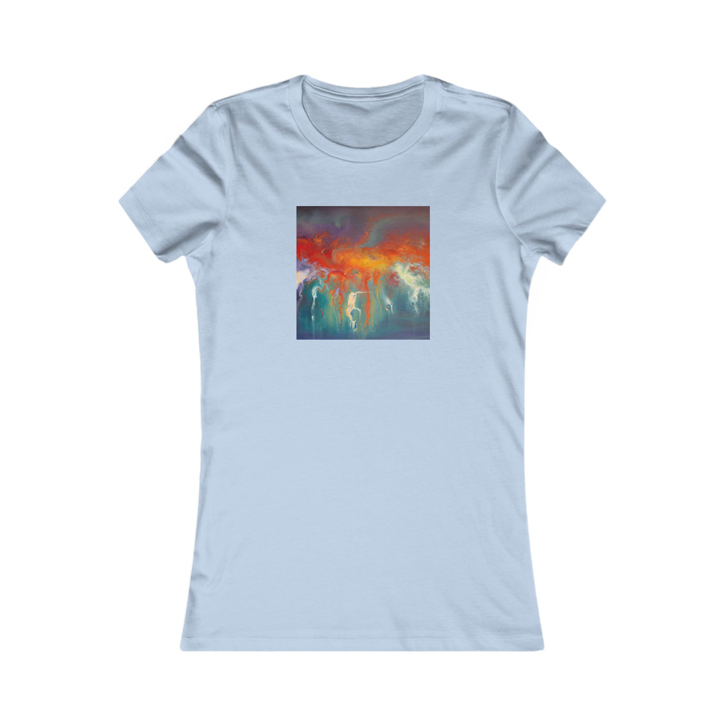 Fluxonite Crystal - Chemistry, Abstractly - Ladies' Cut Tee