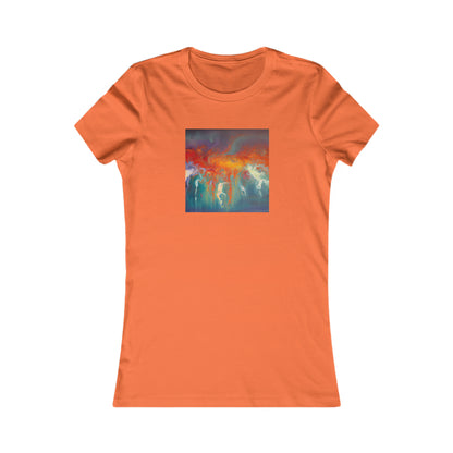 Fluxonite Crystal - Chemistry, Abstractly - Ladies' Cut Tee